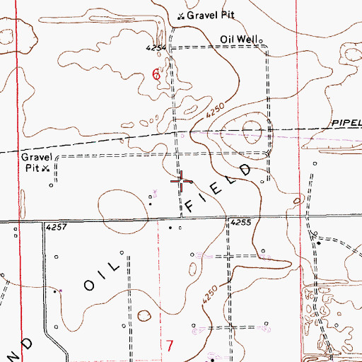 Topographic Map of 12589 Water Well, NM