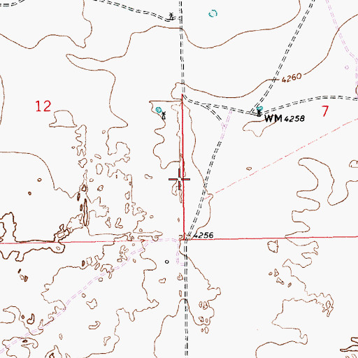 Topographic Map of 11510 Water Well, NM