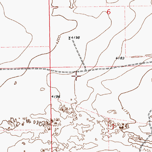 Topographic Map of 11522 Water Well, NM