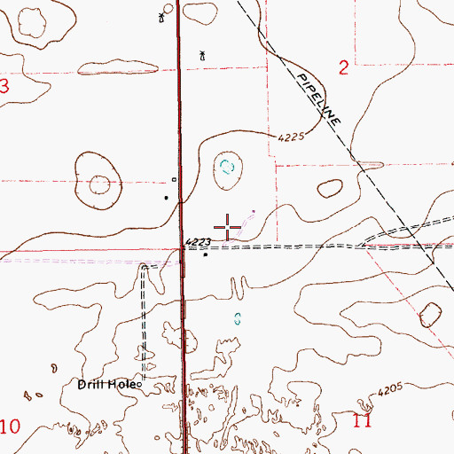 Topographic Map of 06223 Water Well, NM