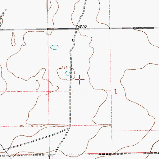 Topographic Map of 11512 Water Well, NM