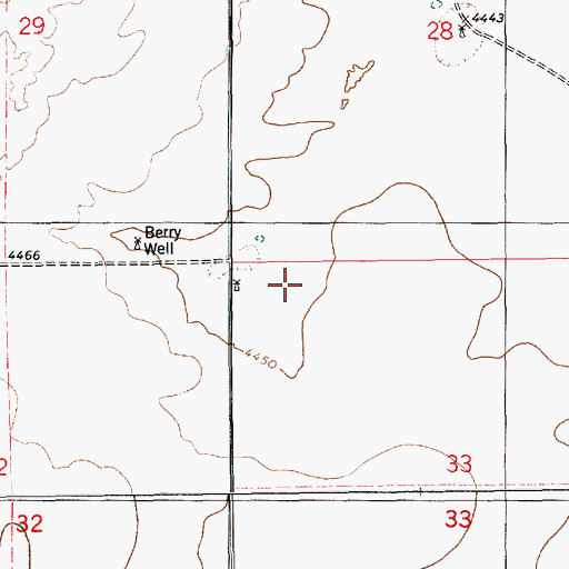 Topographic Map of 06174 Water Well, NM