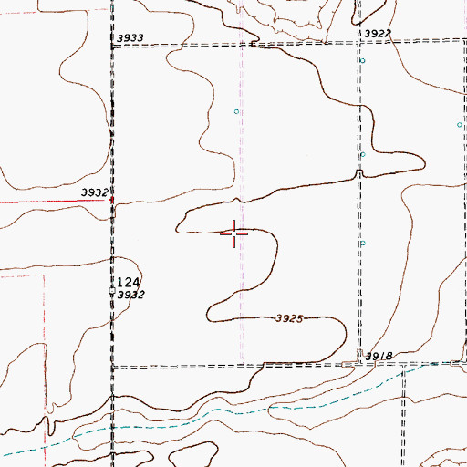 Topographic Map of 11487 Water Well, NM