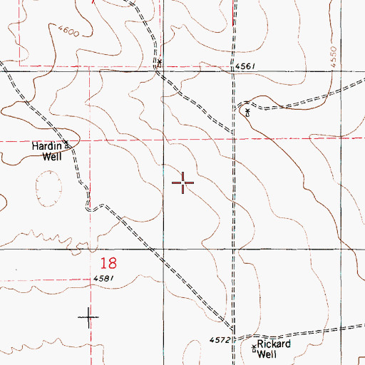 Topographic Map of 06165 Water Well, NM