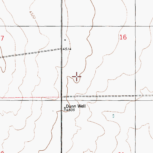 Topographic Map of 06168 Water Well, NM