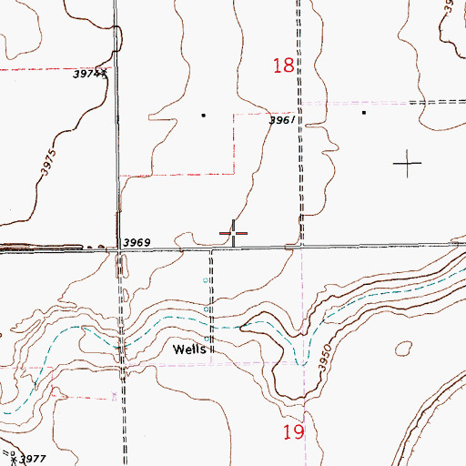 Topographic Map of 10168 Water Well, NM