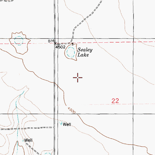 Topographic Map of 06163 Water Well, NM