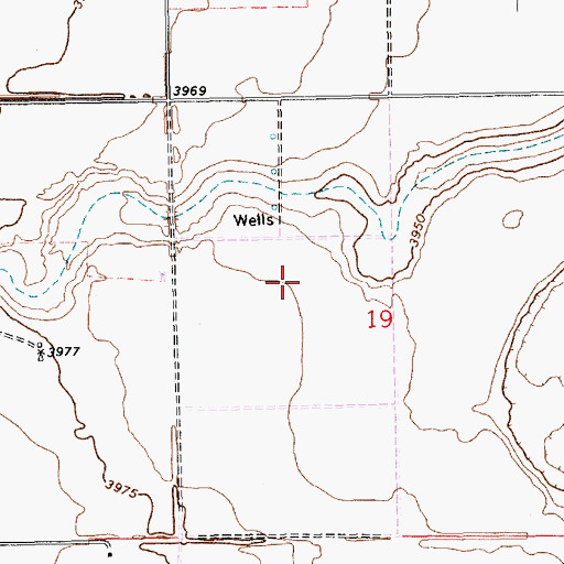 Topographic Map of 11495 Water Well, NM