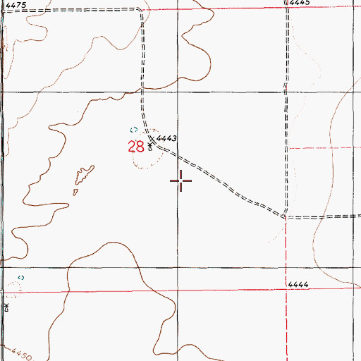 Topographic Map of 06172 Water Well, NM