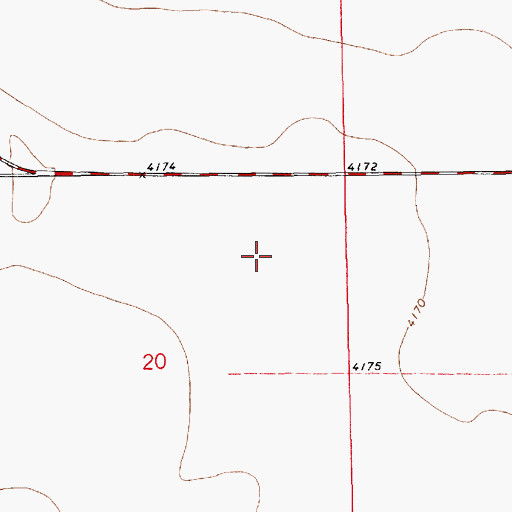 Topographic Map of 06018 Water Well, NM