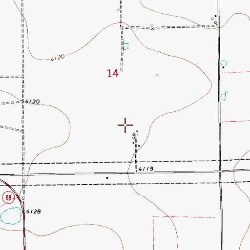 Topographic Map of 12152 Water Well, NM