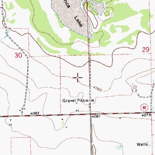 Topographic Map of 10663 Water Well, NM