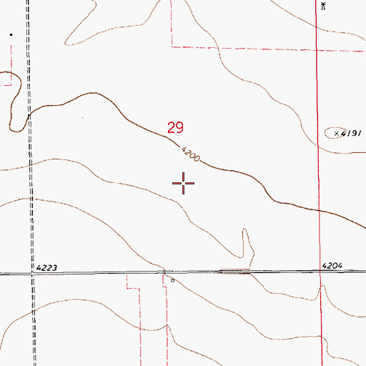 Topographic Map of 10636 Water Well, NM