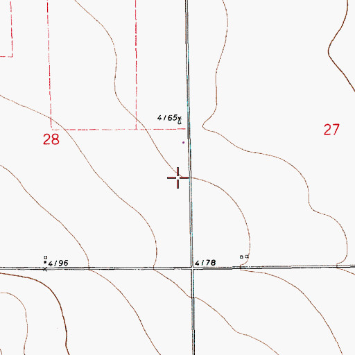Topographic Map of 10766 Water Well, NM