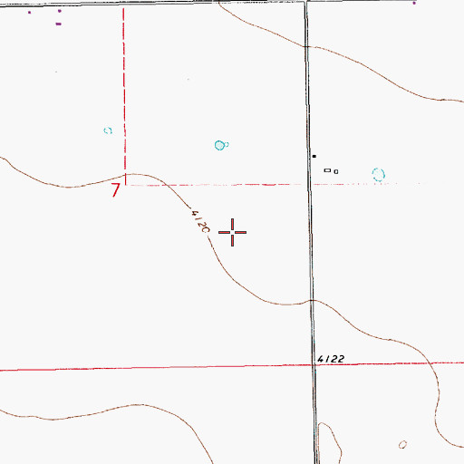 Topographic Map of 12227 Water Well, NM