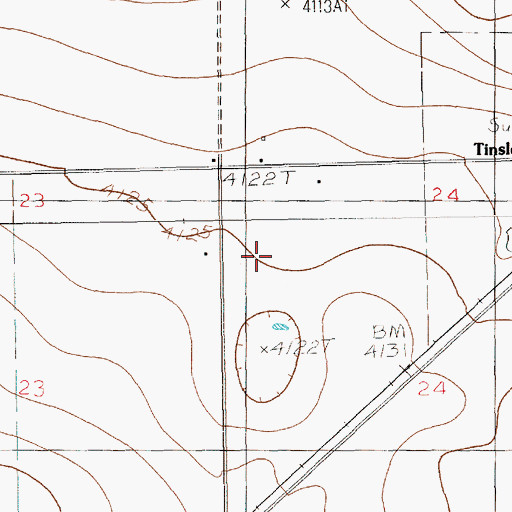 Topographic Map of 12232 Water Well, NM