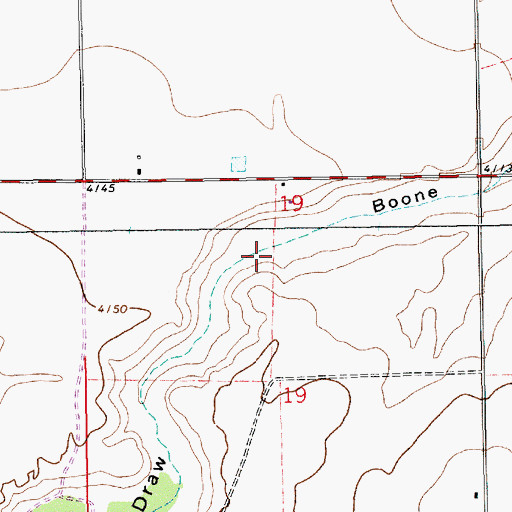 Topographic Map of 12233 Water Well, NM