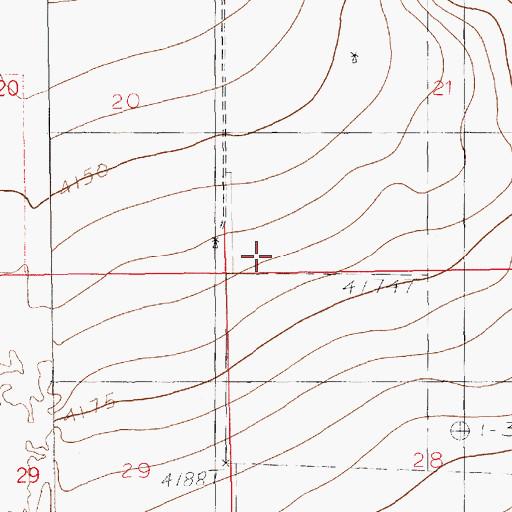 Topographic Map of 11566 Water Well, NM