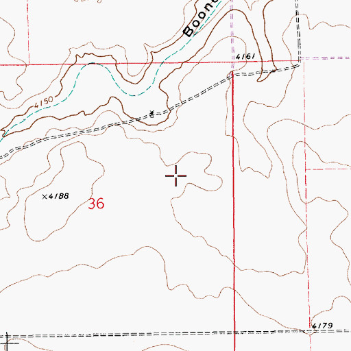 Topographic Map of 12225 Water Well, NM
