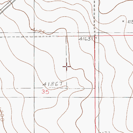 Topographic Map of 10901 Water Well, NM