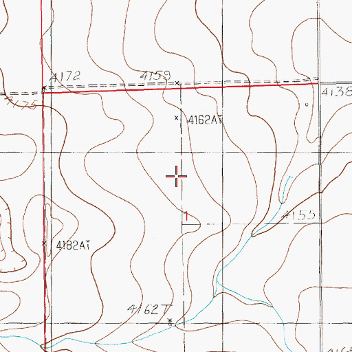 Topographic Map of 10972 Water Well, NM