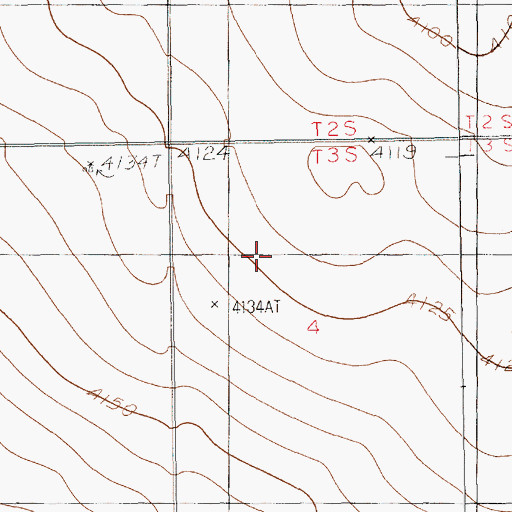Topographic Map of 10985 Water Well, NM