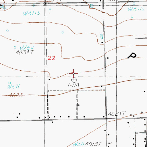 Topographic Map of 12344 Water Well, NM