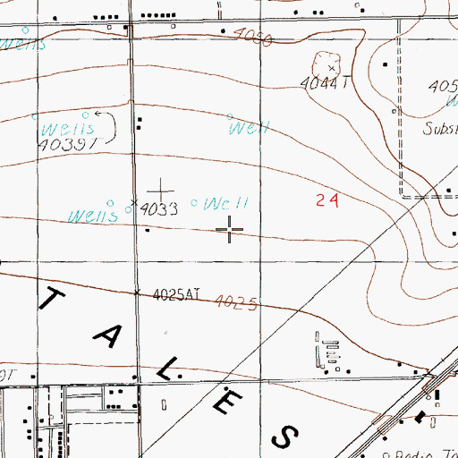 Topographic Map of 12356 Water Well, NM