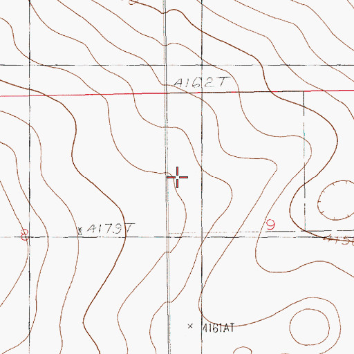 Topographic Map of 10988 Water Well, NM
