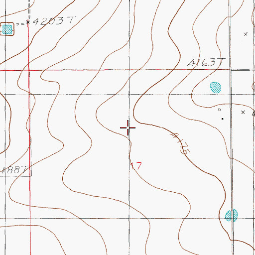 Topographic Map of 10993 Water Well, NM
