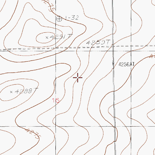 Topographic Map of 10981 Water Well, NM