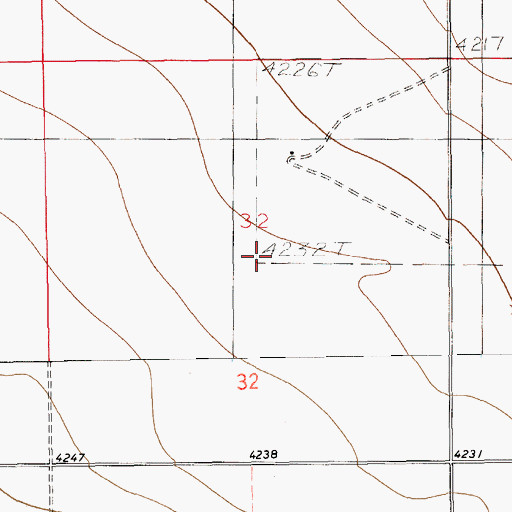 Topographic Map of 11055 Water Well, NM