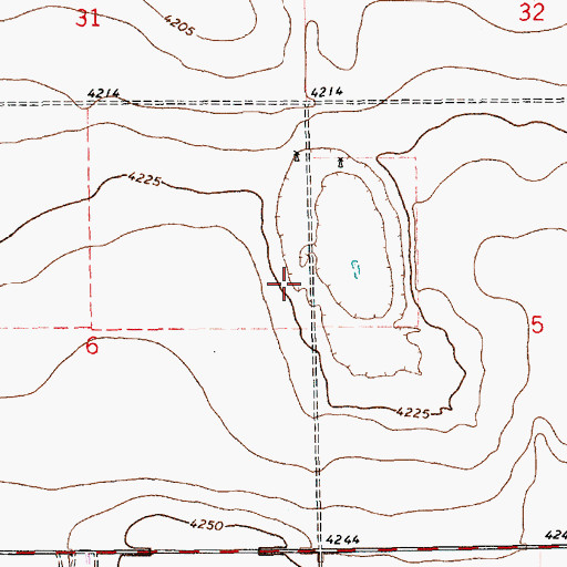 Topographic Map of 11105 Water Well, NM