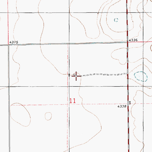 Topographic Map of 06042 Water Well, NM