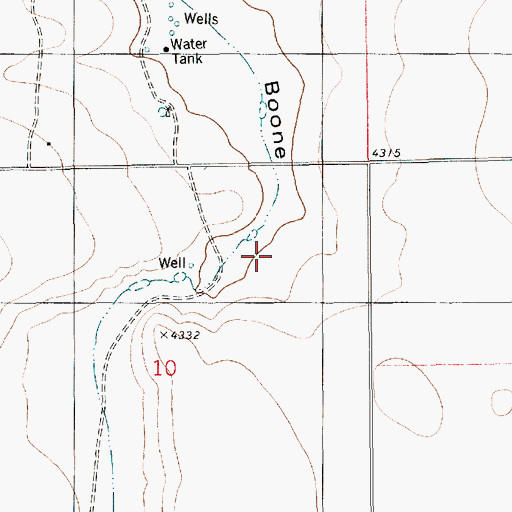 Topographic Map of 06058 Water Well, NM