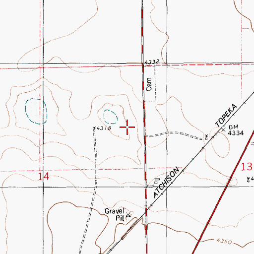 Topographic Map of 06061 Water Well, NM