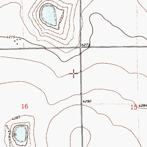 Topographic Map of 11110 Water Well, NM