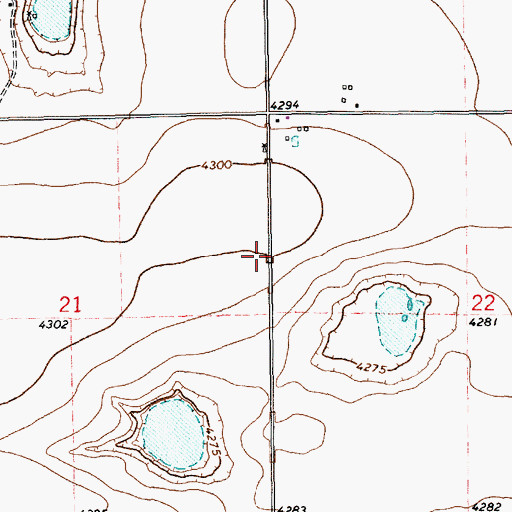 Topographic Map of 1124 Water Well, NM