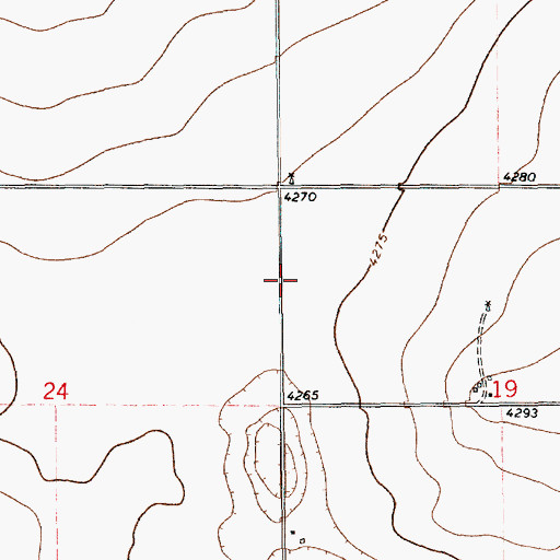 Topographic Map of 11121 Water Well, NM