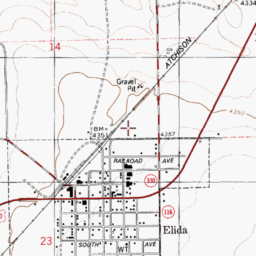 Topographic Map of 06062 Water Well, NM