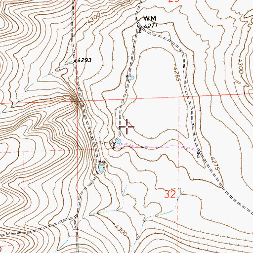 Topographic Map of 11095 Water Well, NM