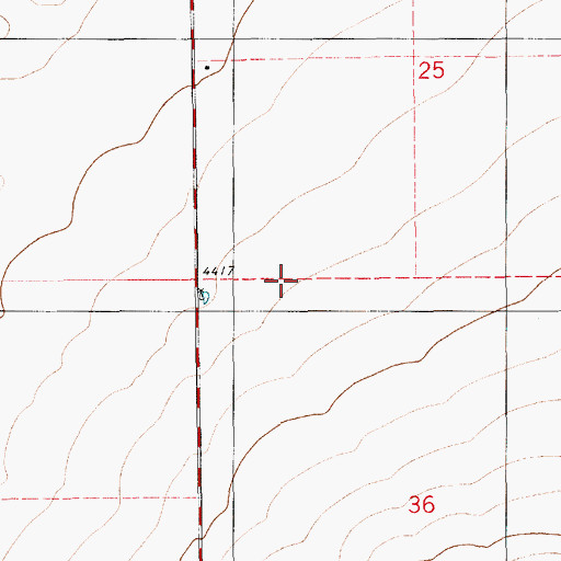Topographic Map of 06073 Water Well, NM