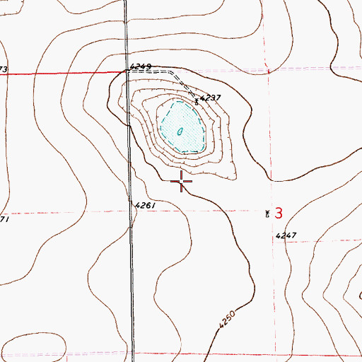 Topographic Map of 11234 Water Well, NM