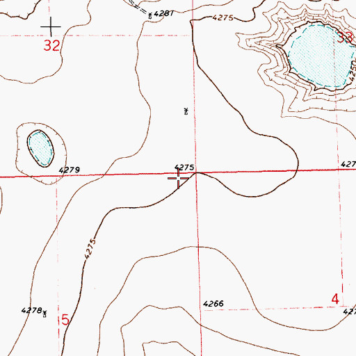 Topographic Map of 11134 Water Well, NM