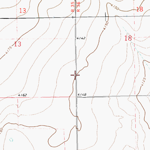 Topographic Map of 11308 Water Well, NM