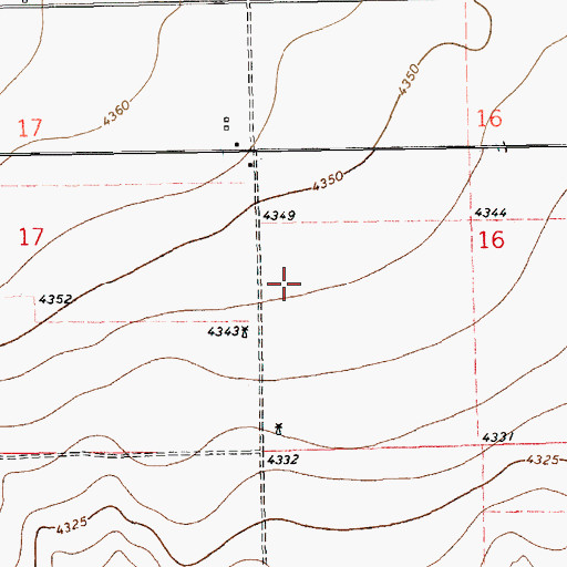 Topographic Map of 11211 Water Well, NM