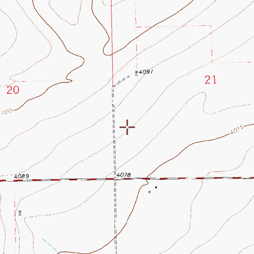Topographic Map of 11312 Water Well, NM