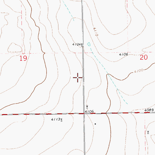 Topographic Map of 11310 Water Well, NM
