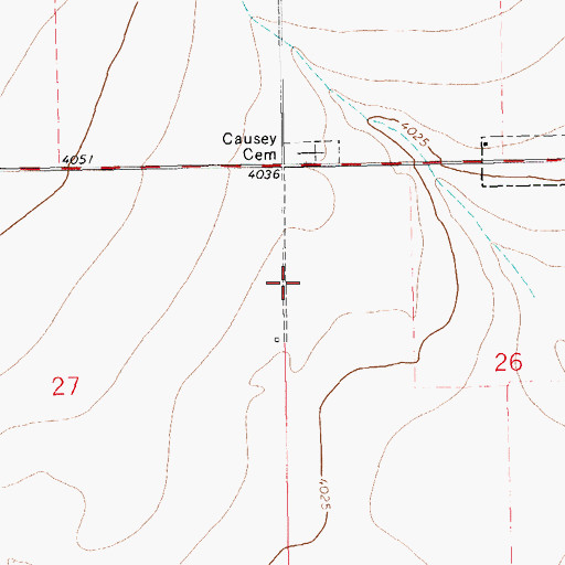 Topographic Map of 11316 Water Well, NM