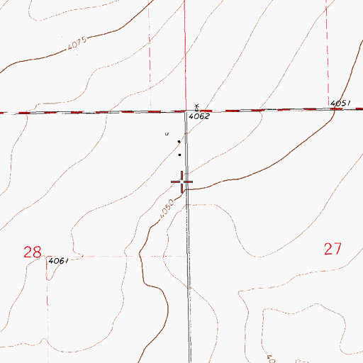 Topographic Map of 11313 Water Well, NM